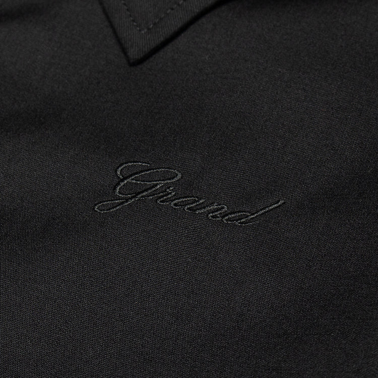 Grand Collection - Reversible Wool Overshirt
Color : Black