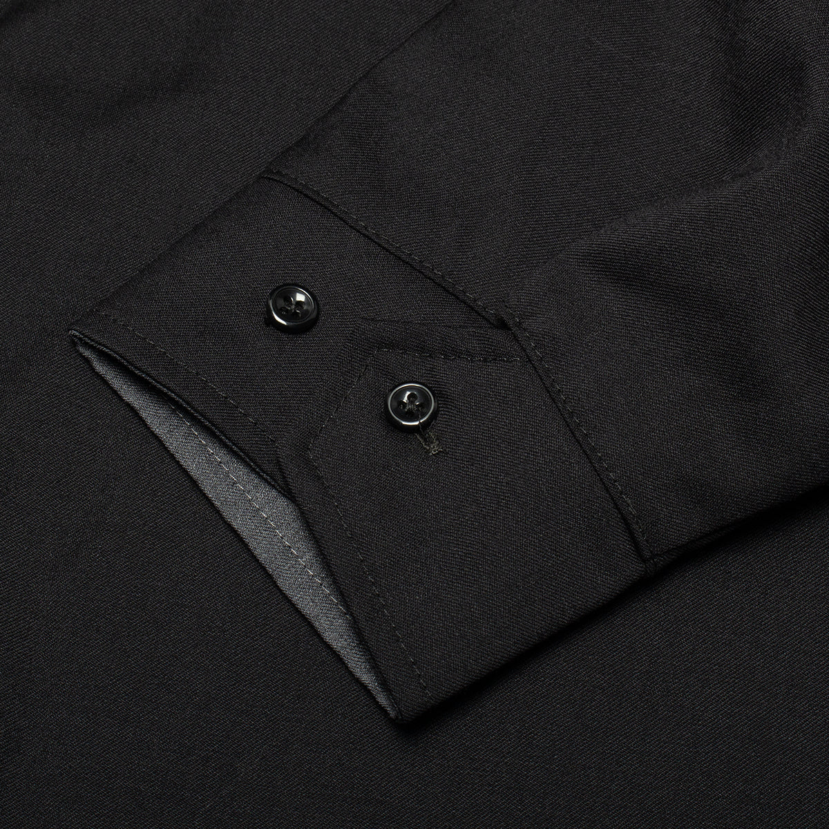 Grand Collection - Reversible Wool Overshirt
Color : Black