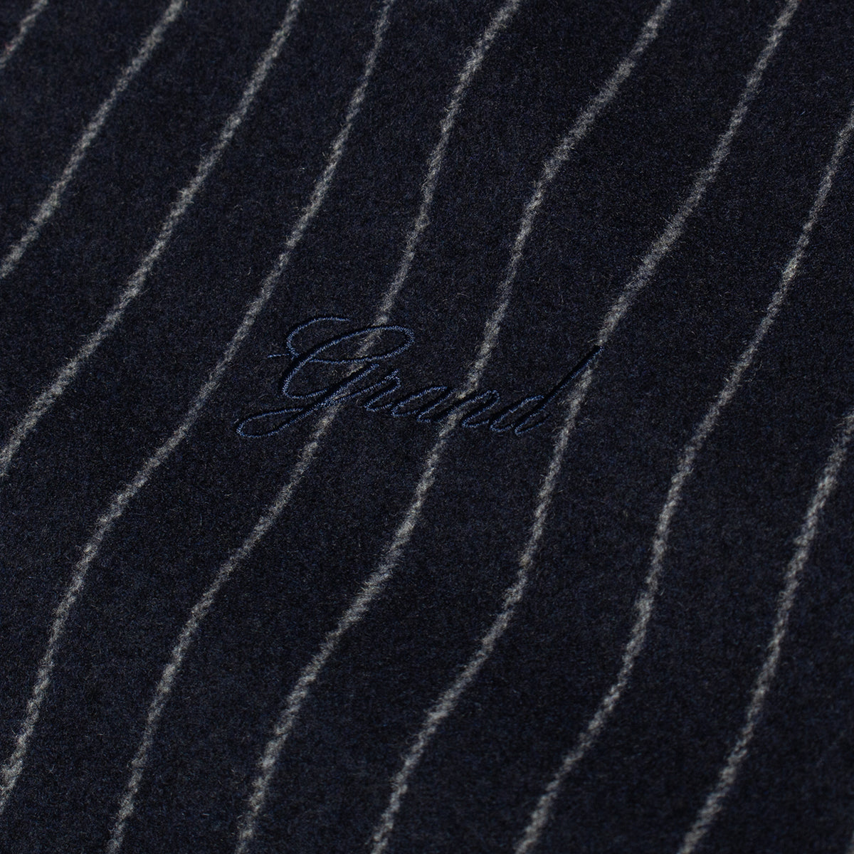 Grand Collection - Reversible Pinstripe Jacket
Color : Black