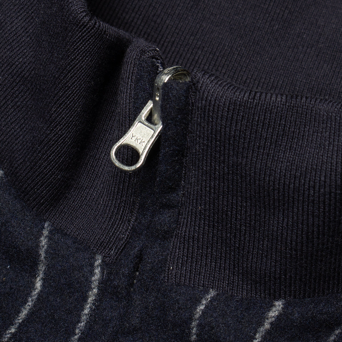 Grand Collection - Reversible Pinstripe Jacket
Color : Black