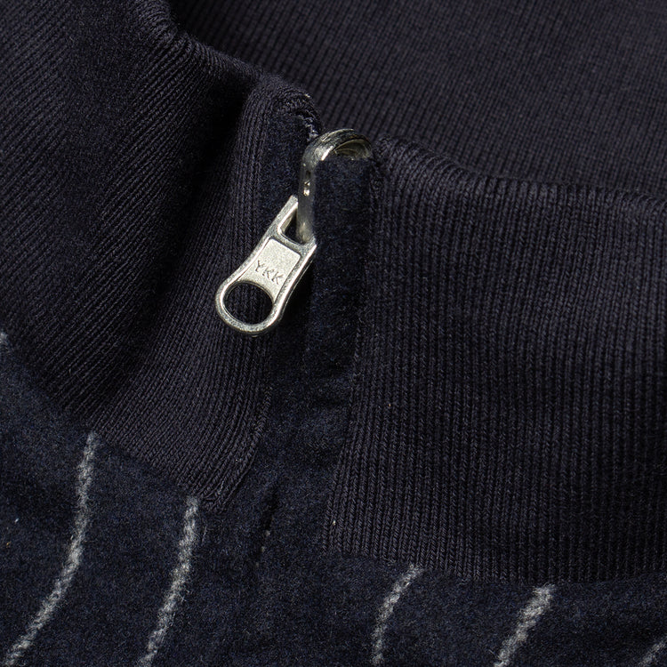 Grand Collection - Reversible Pinstripe Jacket
Color : Black