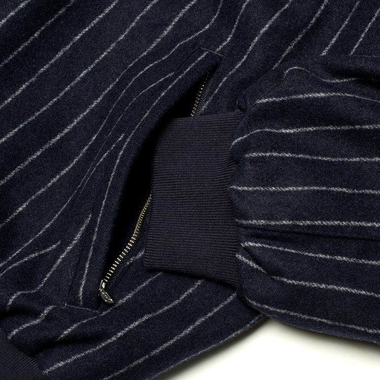 Grand Collection - Reversible Pinstripe Jacket
Color : Black