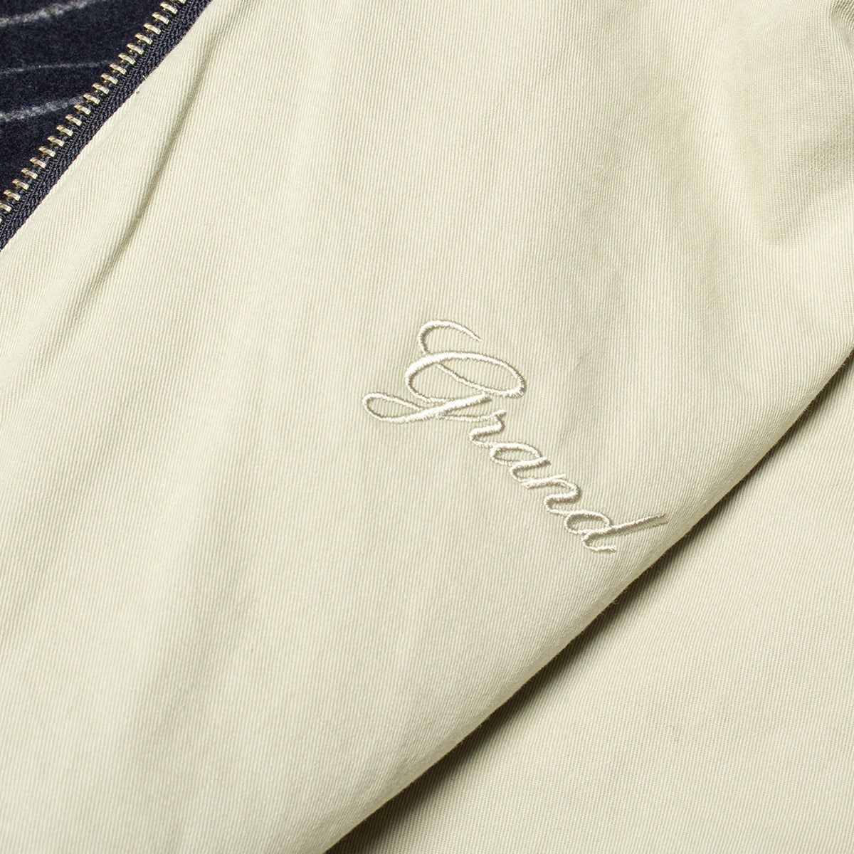 Grand Collection - Reversible Pinstripe Jacket
Color : Black