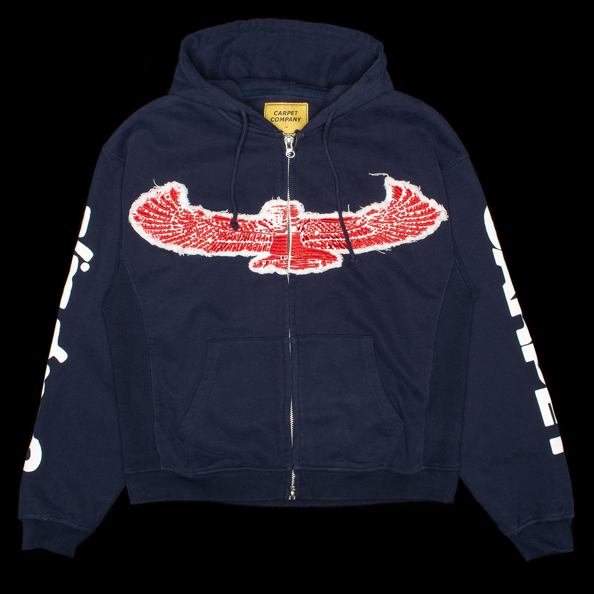 Carpet Company - Goddess Zip Hoodie
Color : Navy