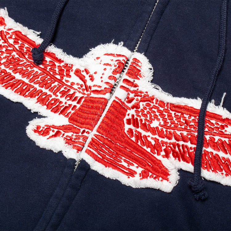Carpet Company - Goddess Zip Hoodie
Color : Navy
