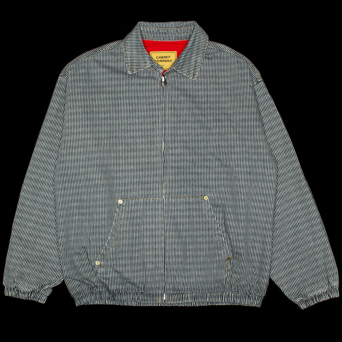 Carpet Company - Pinstripe Denim Work Jacket
Color : Dark Denim