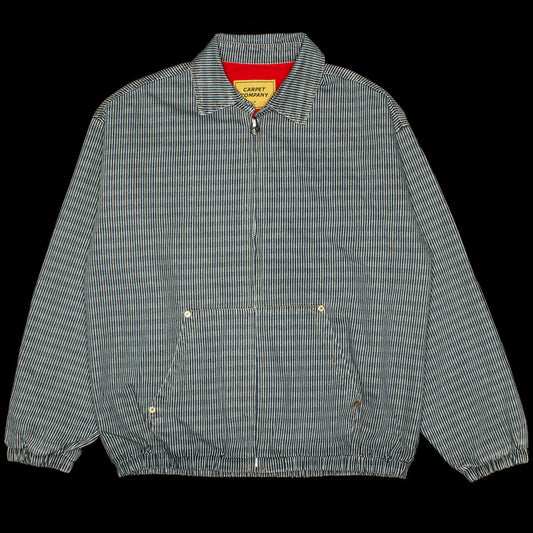 Carpet Company - Pinstripe Denim Work Jacket
Color : Dark Denim