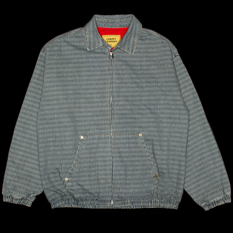 Carpet Company - Pinstripe Denim Work Jacket
Color : Dark Denim