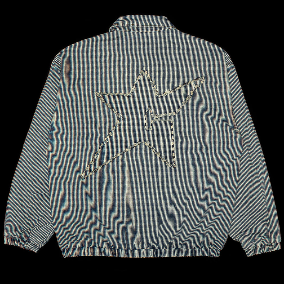 Carpet Company - Pinstripe Denim Work Jacket
Color : Dark Denim