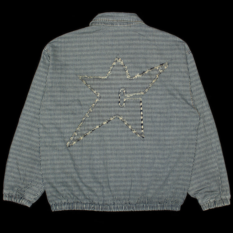 Carpet Company - Pinstripe Denim Work Jacket
Color : Dark Denim