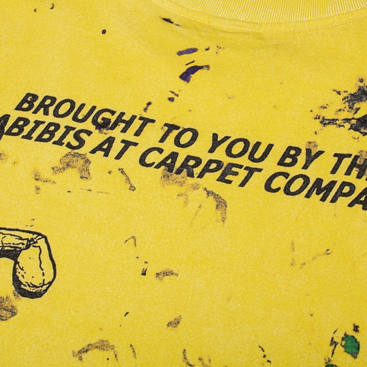 Carpet Company - Rag T-Shirt
Color : Yellow