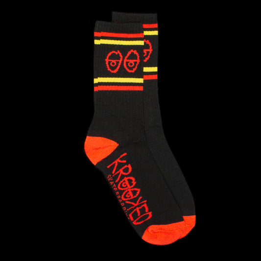 Krooked | Eyes Sock Color : Black / Red / Yellow
