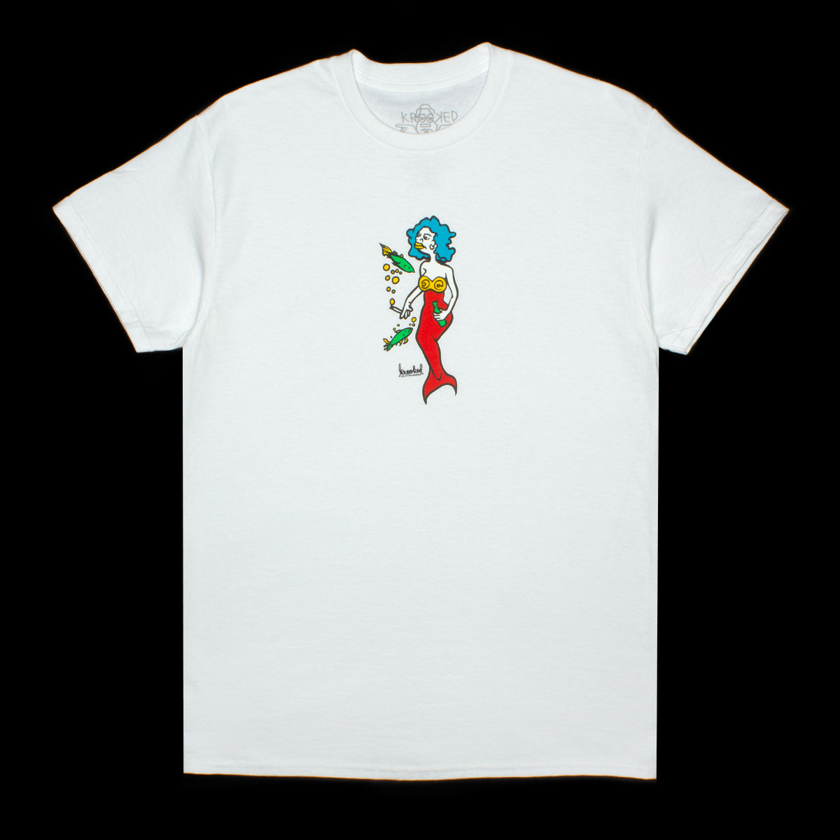 Krooked | Mermaid T-Shirt Color : White 