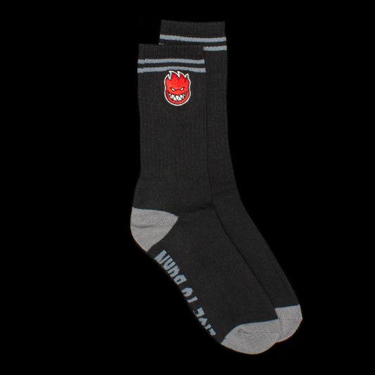 Spitfire | Bighead Fill Sock Color : Black / Charcoal / Red