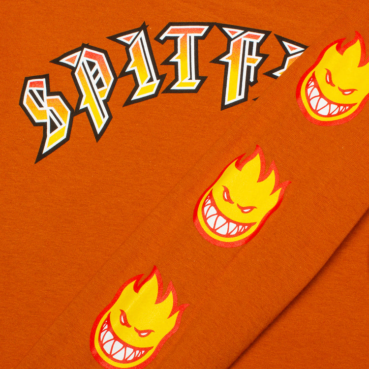 Spitfire | L/S Old E Bighead Fill T-Shirt Color : Orange