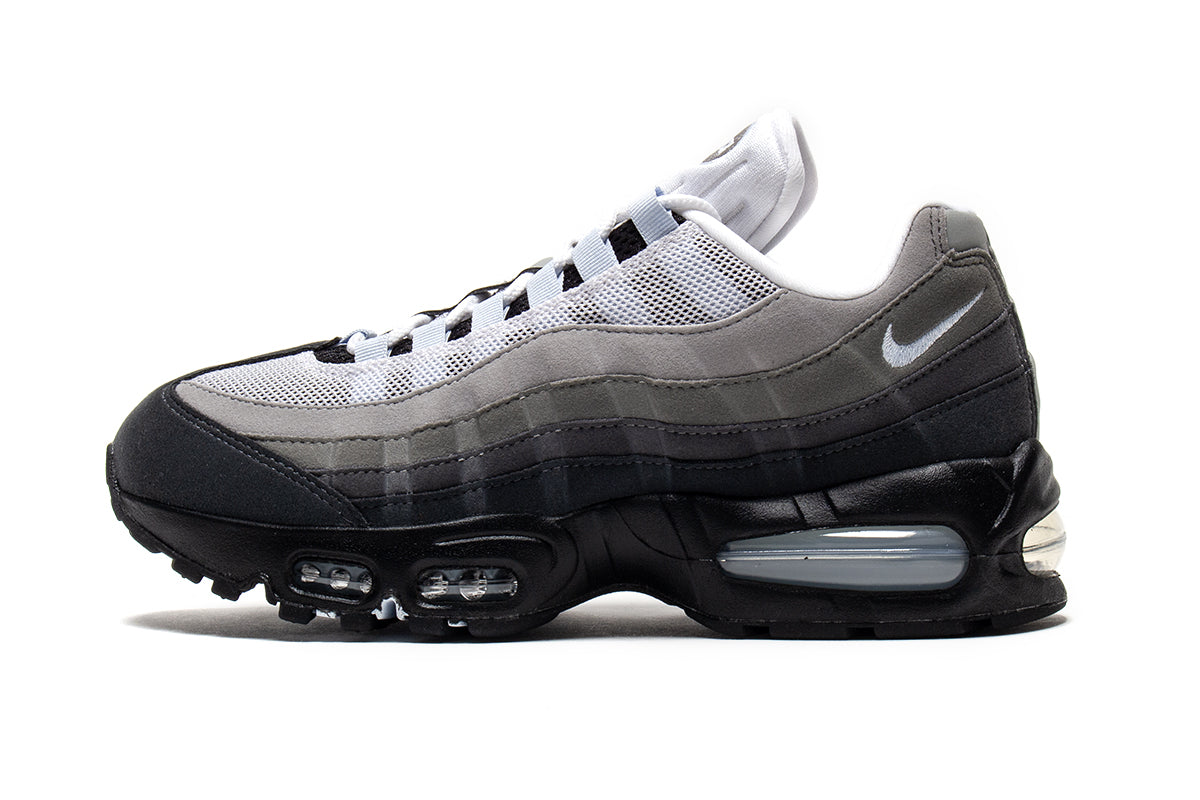 Nike - Women's Air Max 95 Big Bubble
Style # HJ5996-002
Color : Black / Blue Tint / White / Medium Grey