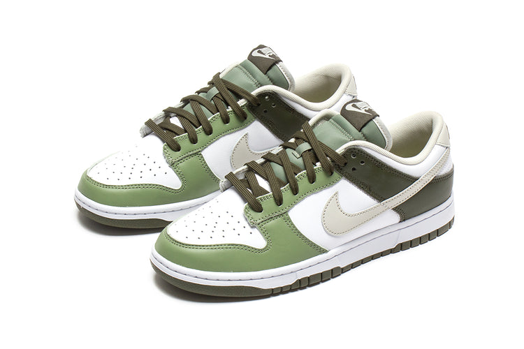 Nike | Dunk Low 'Oil Green' Style # FN6882-100 Color : White / Light Bone / Oil Green