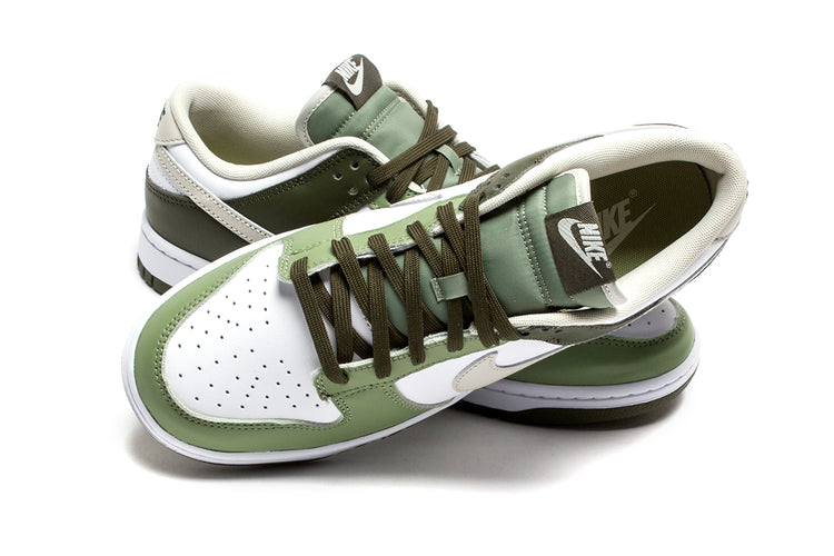 Nike | Dunk Low 'Oil Green' Style # FN6882-100 Color : White / Light Bone / Oil Green