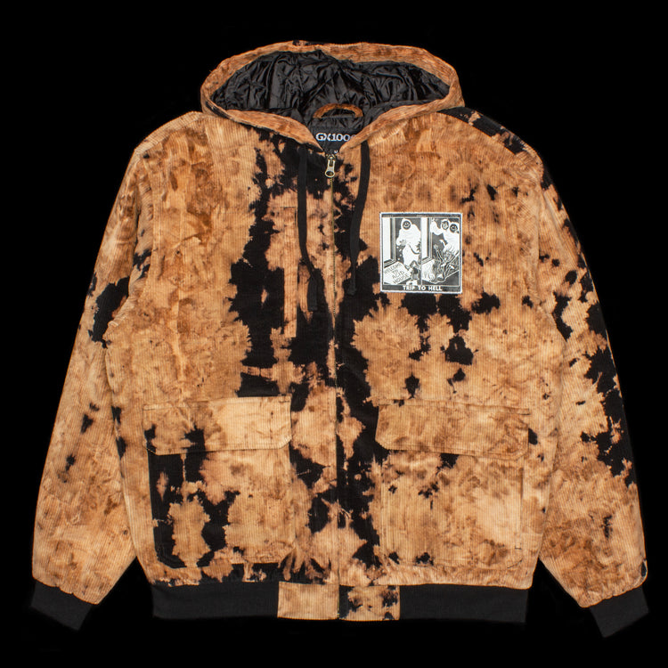 GX1000 | Bleached Work Coat Color : Bleached Materials : Bleached 8 Wale Corduroy