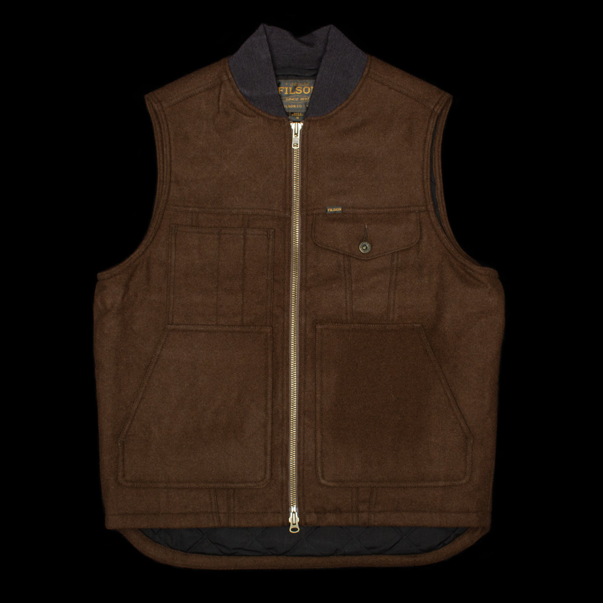 Filson - Spokane Insulated Work Vest
Style # F1420299347
Color : Beaver Brown&nbsp;