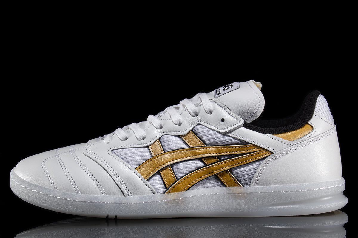 Asics Skateboarding - Leggerezza FB
Style # 1201B058.100
Color : White / Pure Gold