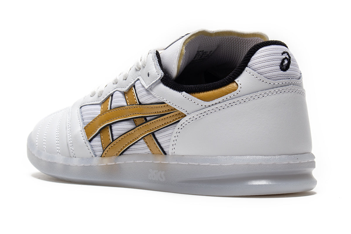 Asics Skateboarding - Leggerezza FB
Style # 1201B058.100
Color : White / Pure Gold