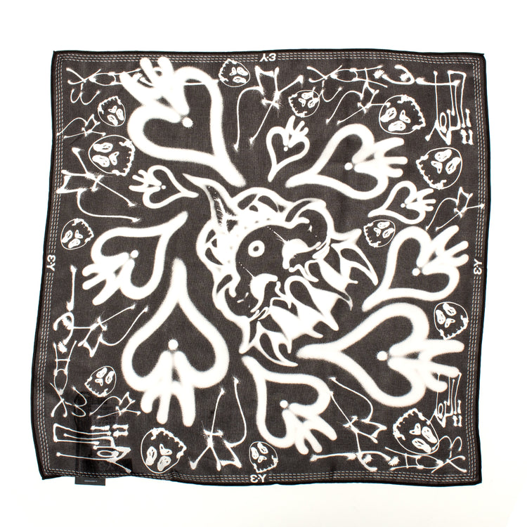 Adidas - Y-3 Chito Bandana
Style # KZ1265
Color : Black