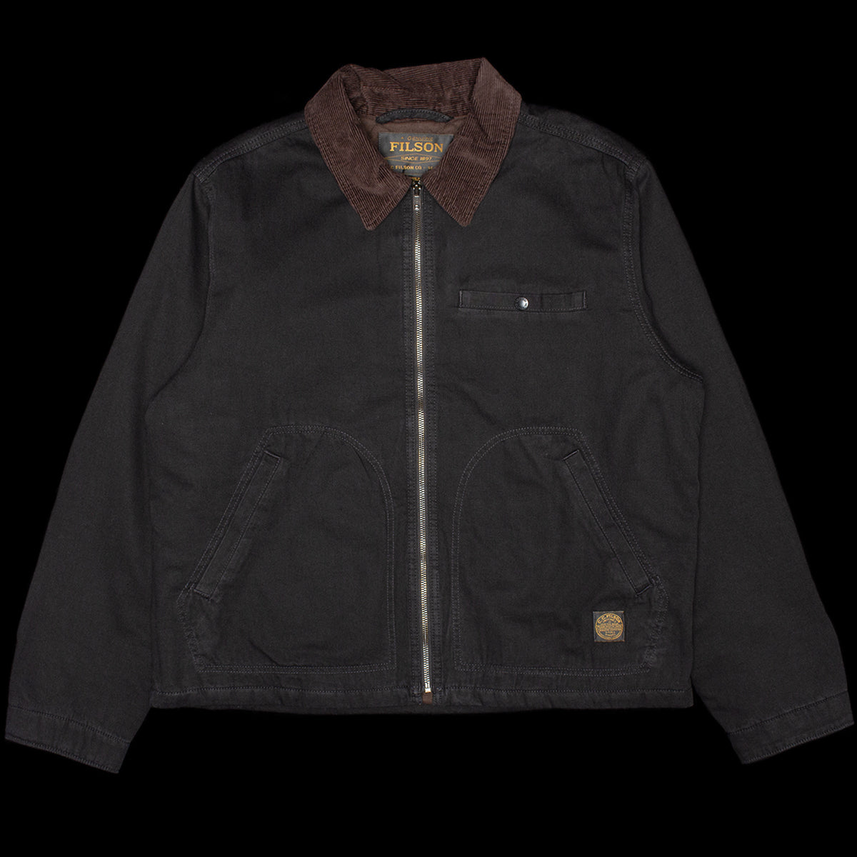 Filson - Denim Tacoma Jacket
Style # F1420485237
Color : Rinsed Black