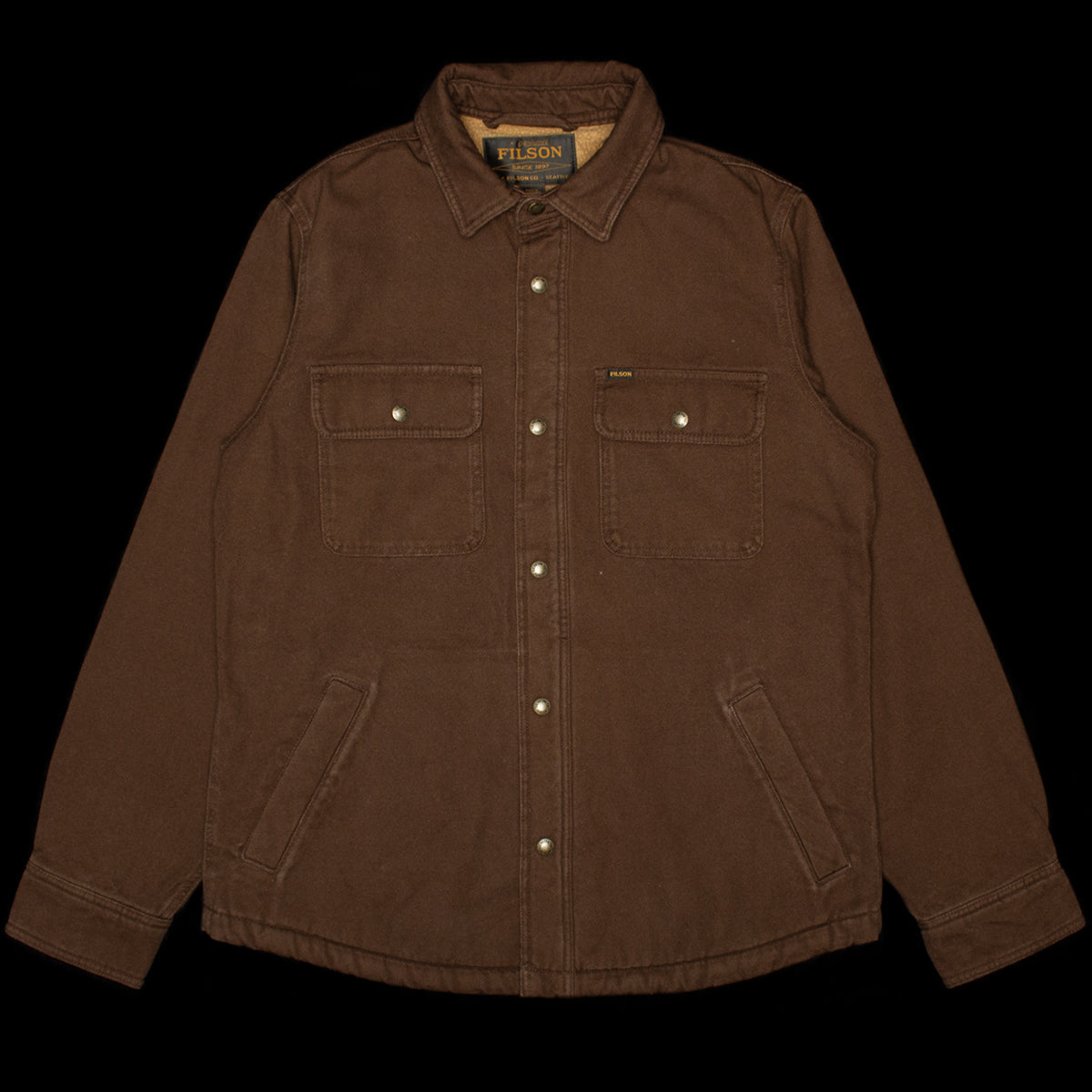 Filson - Fleece Lined Jac-Shirt
Style # F1420172089
Color : Dark Brown&nbsp;