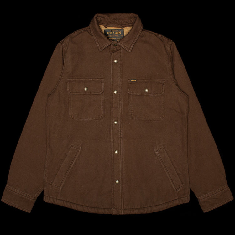 Filson - Fleece Lined Jac-Shirt
Style # F1420172089
Color : Dark Brown&nbsp;