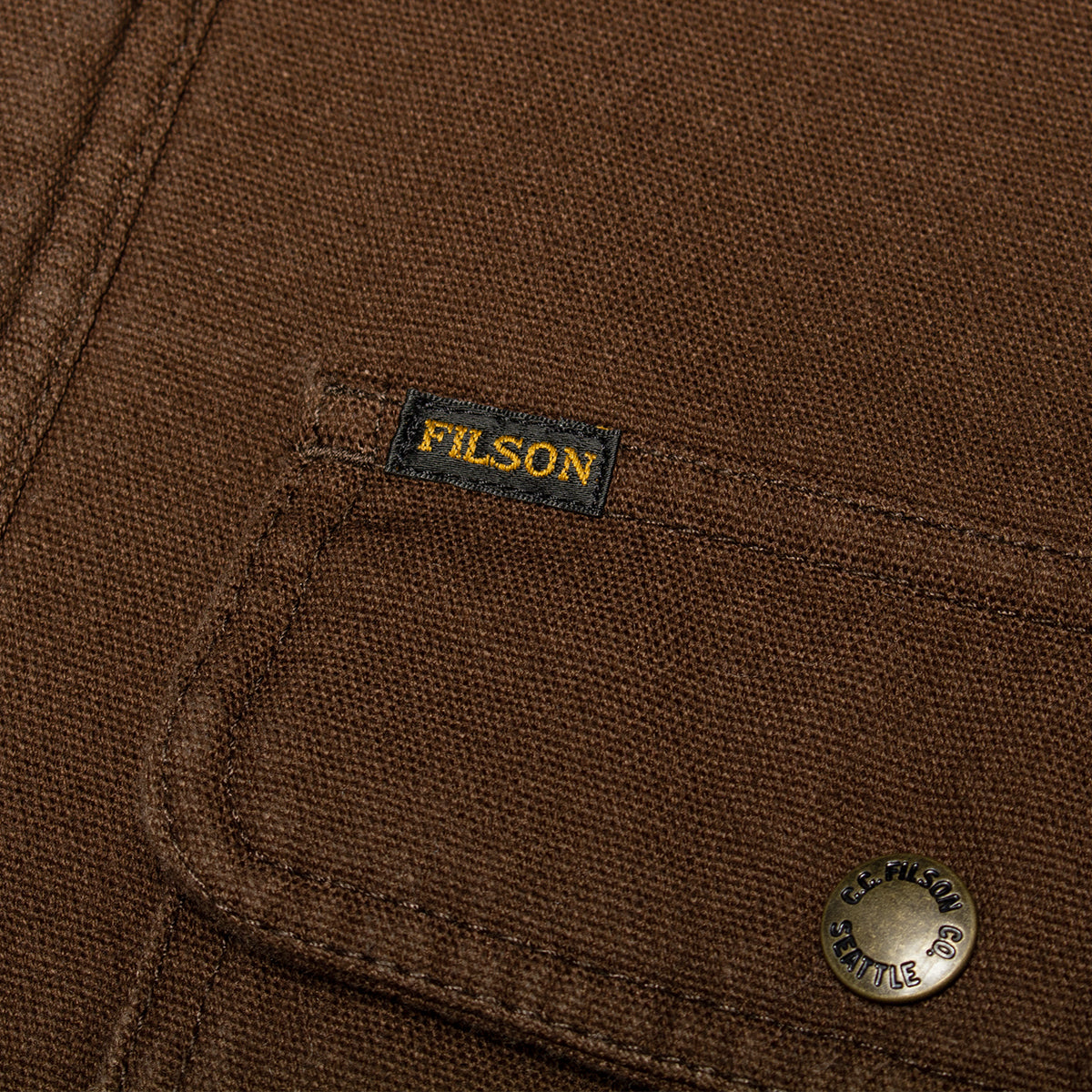 Filson - Fleece Lined Jac-Shirt
Style # F1420172089
Color : Dark Brown&nbsp;
