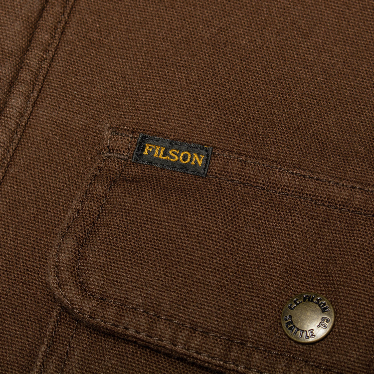 Filson - Fleece Lined Jac-Shirt
Style # F1420172089
Color : Dark Brown&nbsp;