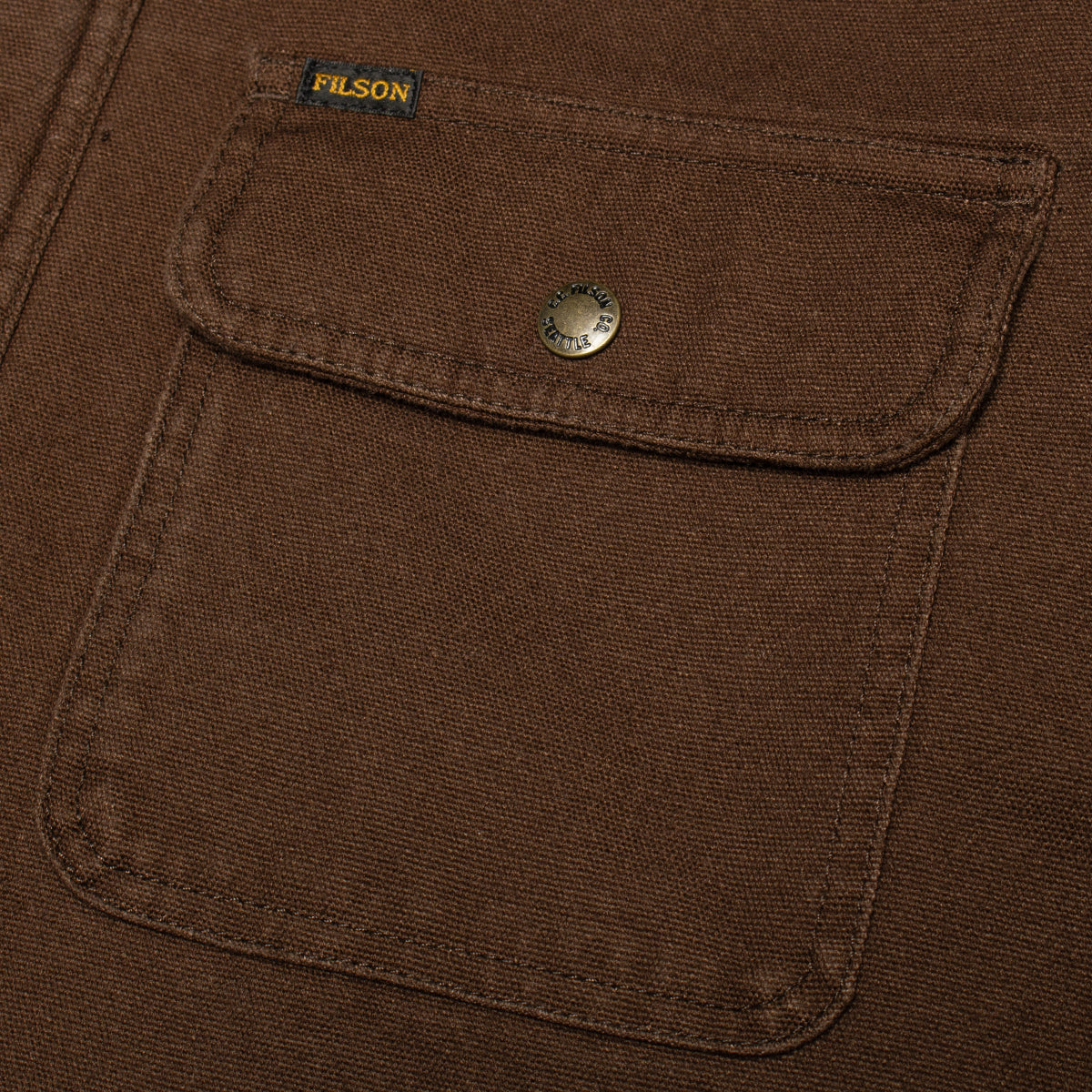 Filson - Fleece Lined Jac-Shirt
Style # F1420172089
Color : Dark Brown&nbsp;