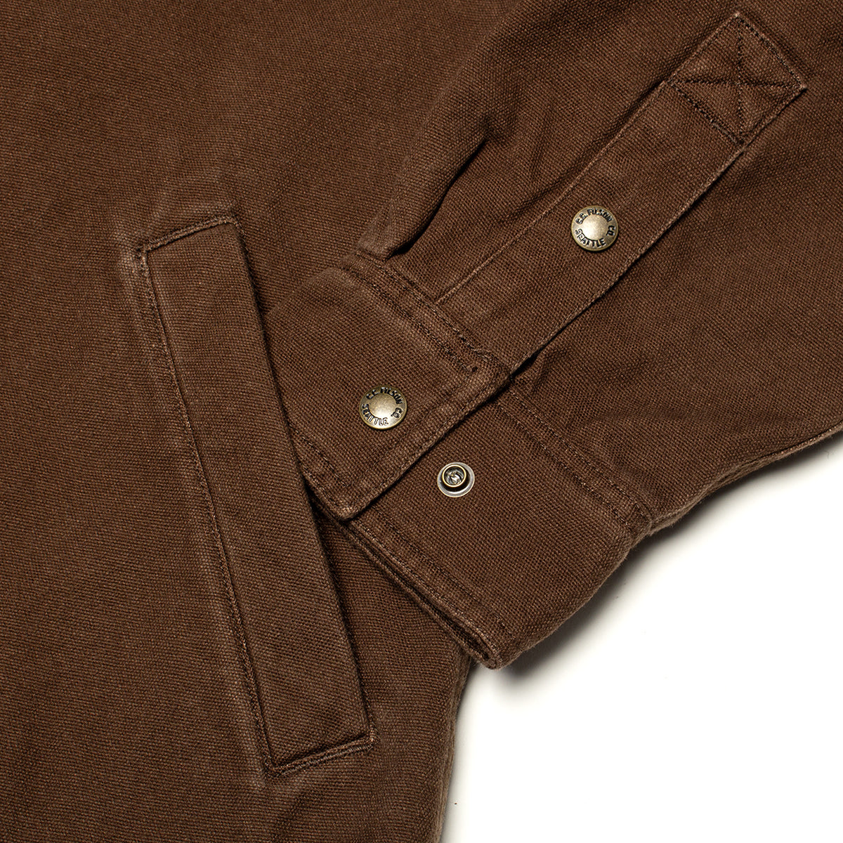 Filson - Fleece Lined Jac-Shirt
Style # F1420172089
Color : Dark Brown&nbsp;