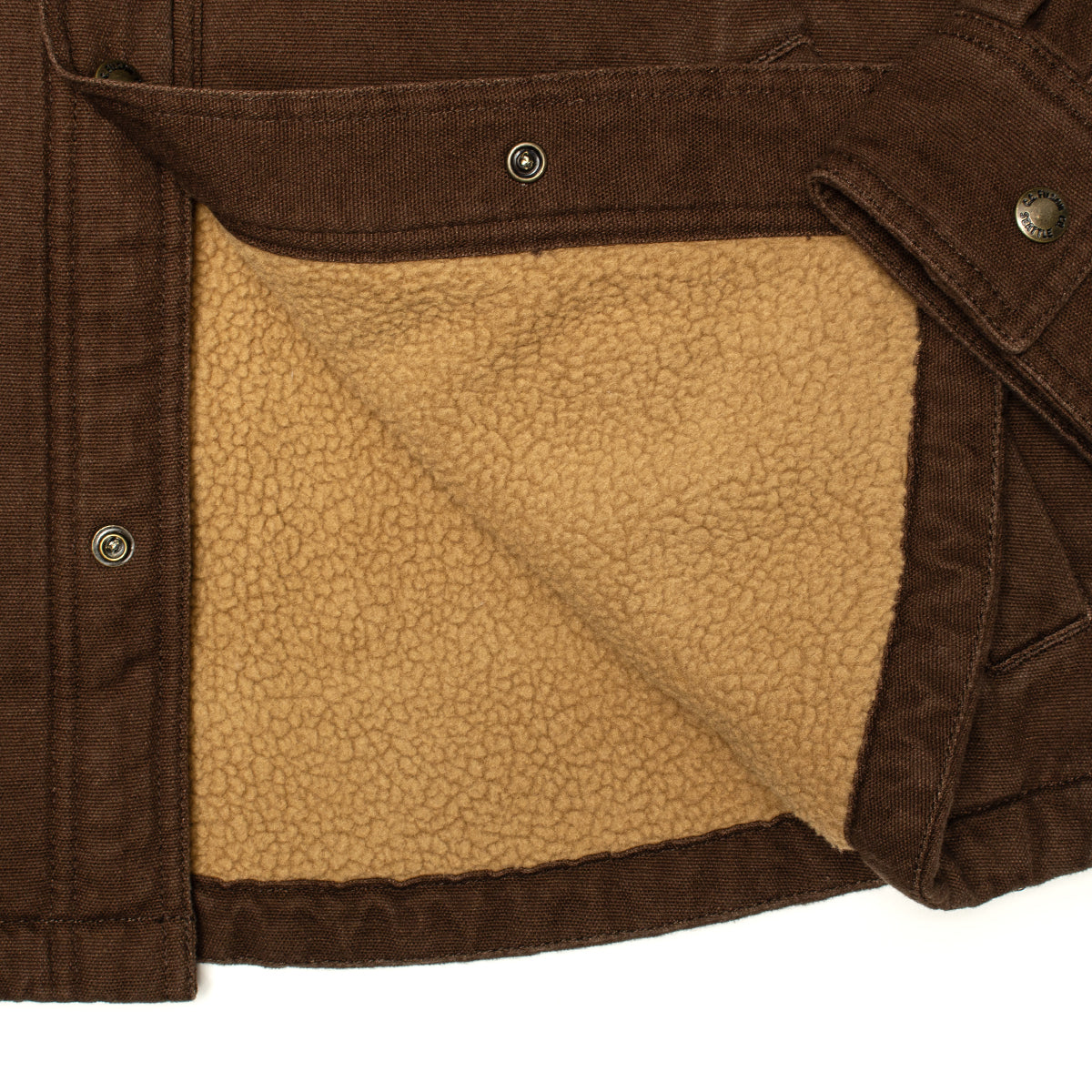 Filson - Fleece Lined Jac-Shirt
Style # F1420172089
Color : Dark Brown&nbsp;