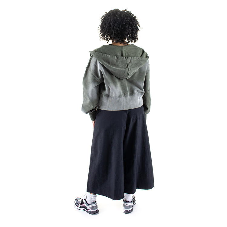 Women's Cropped Zip Hoodie