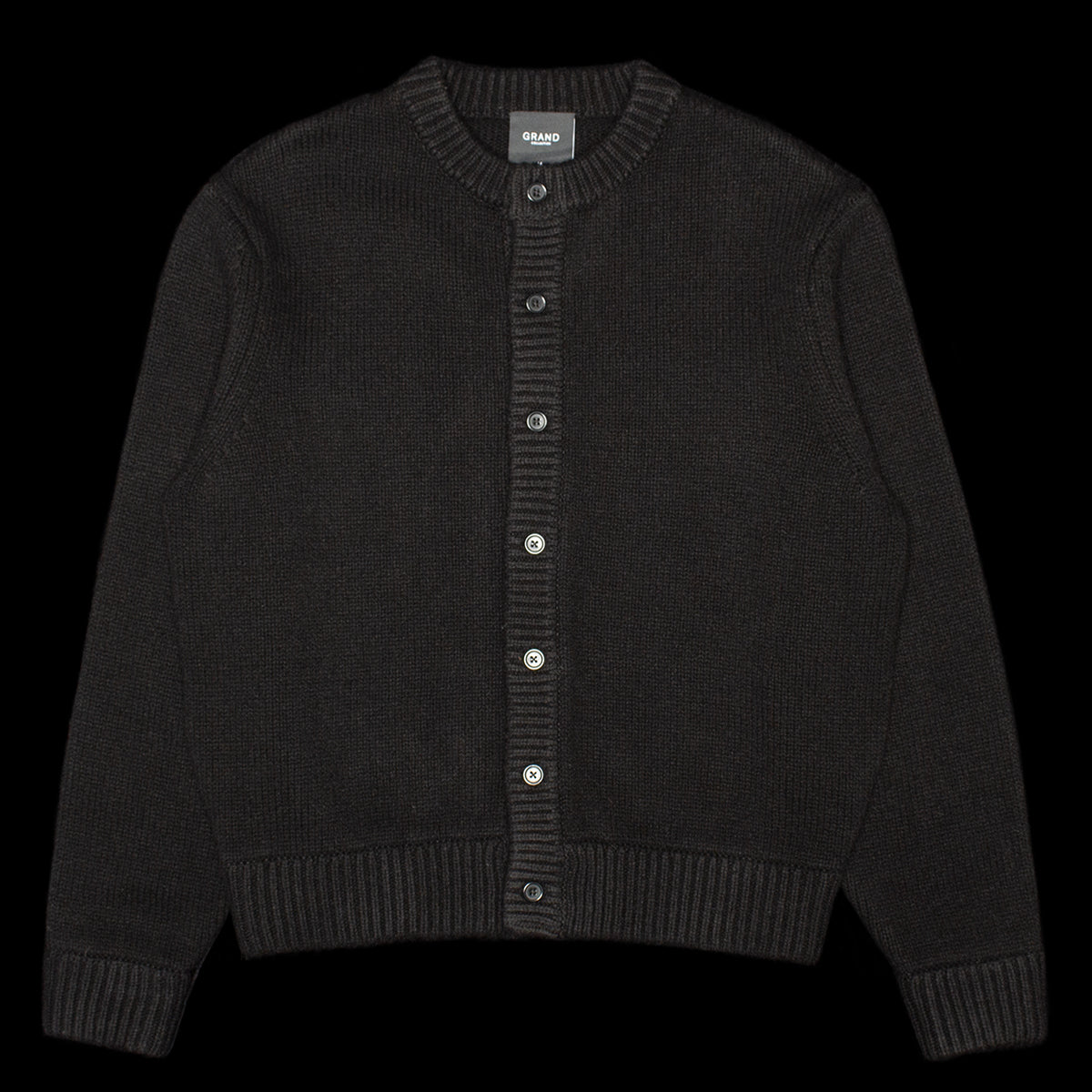 Grand Collection - Wool Cardigan
Color : Black&nbsp;