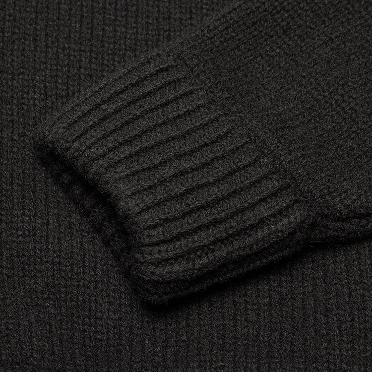 Grand Collection - Wool Cardigan
Color : Black&nbsp;