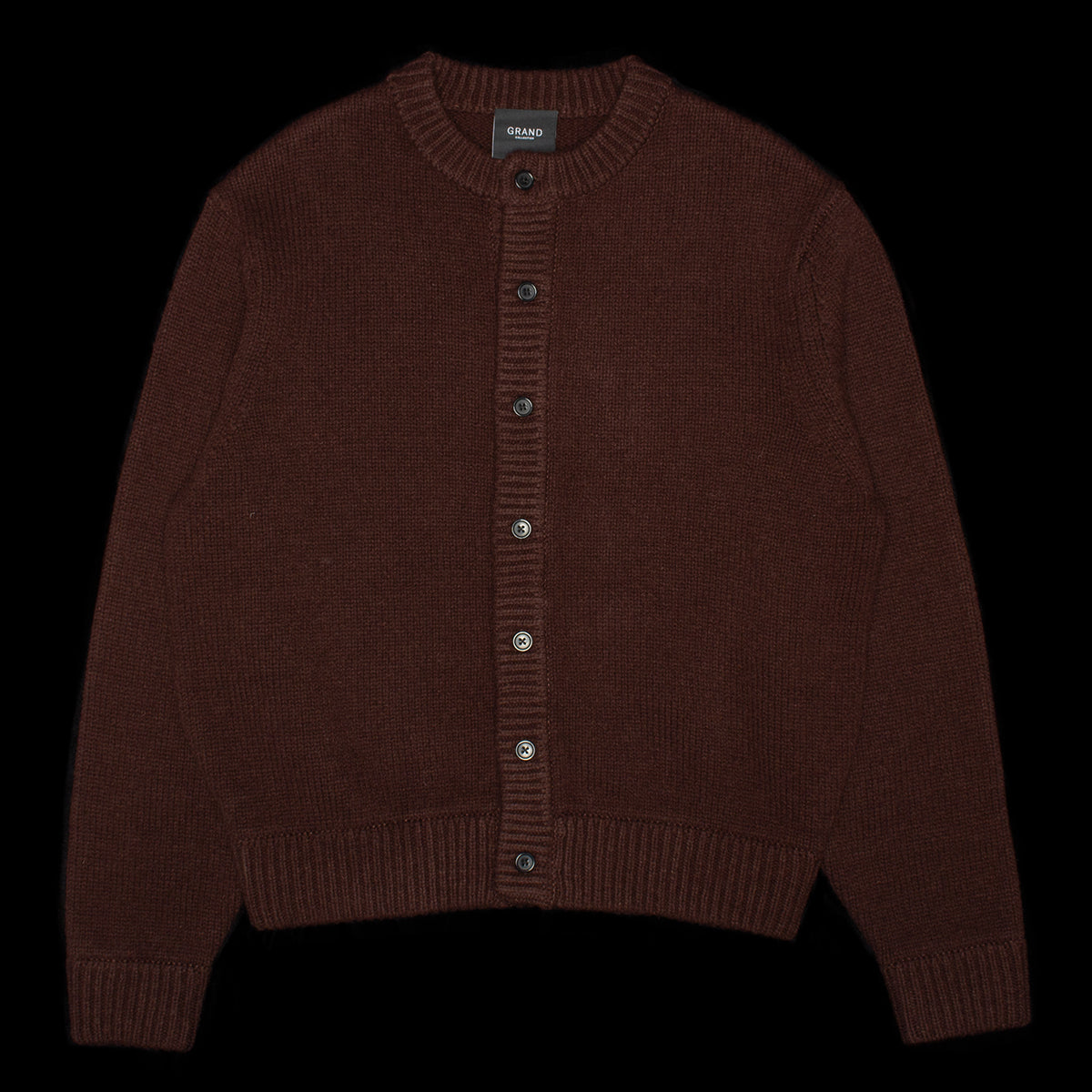 Grand Collection - Wool Cardigan
Color : Espresso&nbsp;
