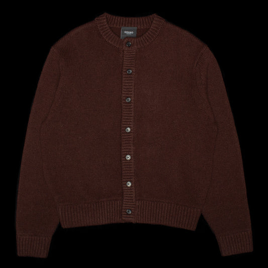 Grand Collection - Wool Cardigan
Color : Espresso&nbsp;