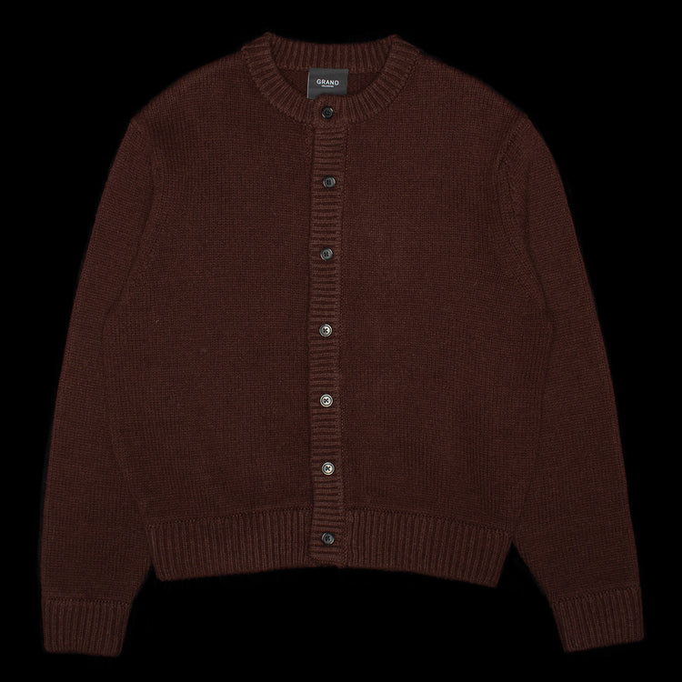 Grand Collection - Wool Cardigan
Color : Espresso&nbsp;