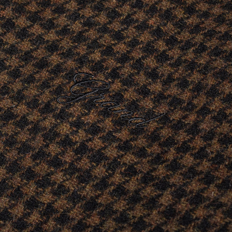 Grand Collection - Wool Houndstooth Blouson Jacket
Color : Espresso / Black