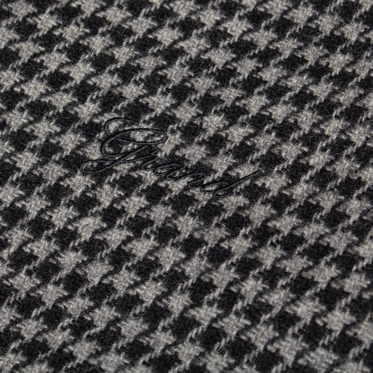 Grand Collection - Wool Houndstooth Blouson Jacket
Color : Black / Grey