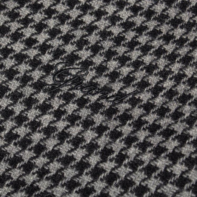 Grand Collection - Wool Houndstooth Blouson Jacket
Color : Black / Grey