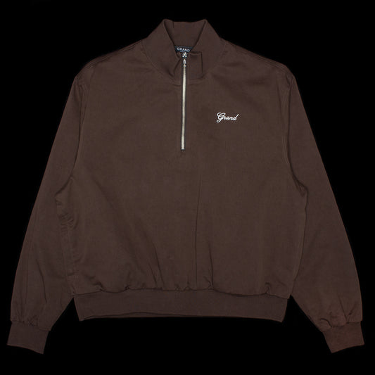 Grand Collection - Quarter Zip Jacket
Color : Espresso