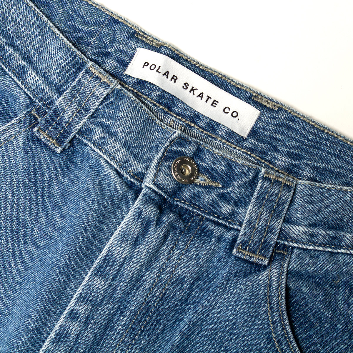 Polar Skate Co. | '93! Denim Pants
Color : Mid Blue