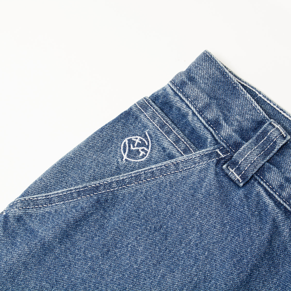 Polar Skate Co. | Big Boy Work Pants
Color : Blue Wash