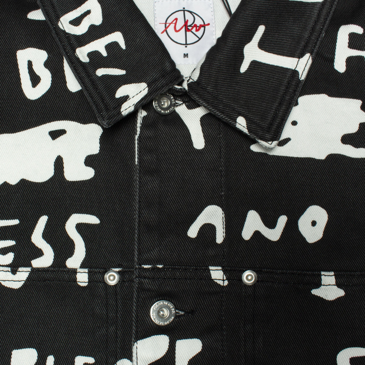 Polar Skate Co. | Patrik Jacket (Sad Notes)
Color : Black / White