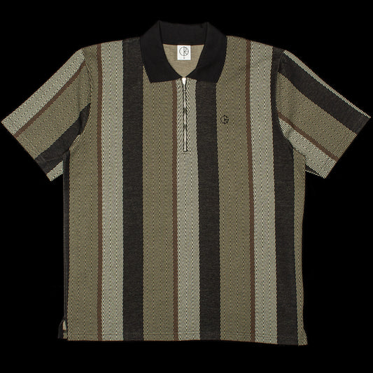 Polar Skate Co. | Jacques Polo Shirt
Color : Khaki / Green