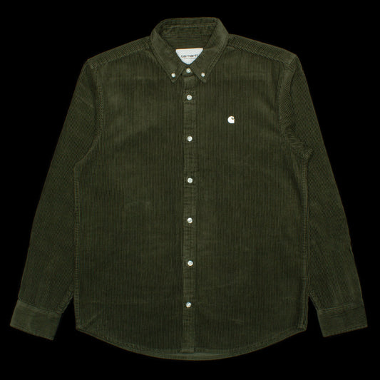 Carhartt WIP | L/S Madison Cord Shirt Style # I029958-1R3 Color : Plant / Wax